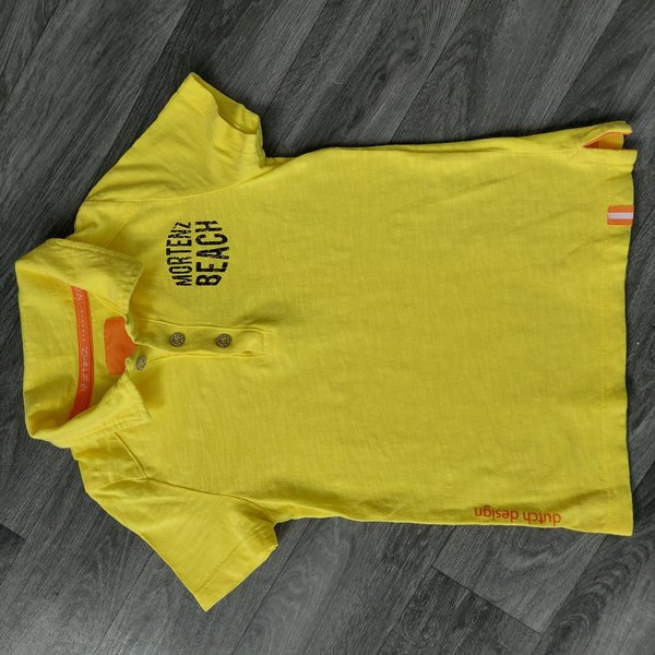 Shirtje MortenZ  maat 110/116 geel